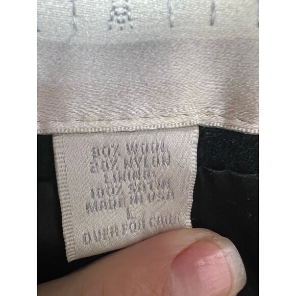 Vintage The Limited Wool Blend Jacket Black Womans Size L - Picture 4 of 8